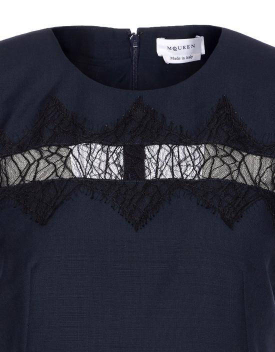 25SS 알렉산더 맥퀸 미디 원피스 830138 QJAEK4100 Blue - ALEXANDER MCQUEEN