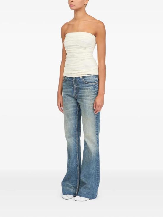 25SS MM6 메종마르지엘라 민소매 티셔츠 S62NH0042 S24423 962 Bianco - MM6 MAISON MARGIELA