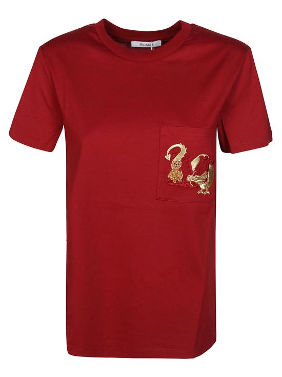  막스마라 반팔 티셔츠 A07788387 05 ROSSO