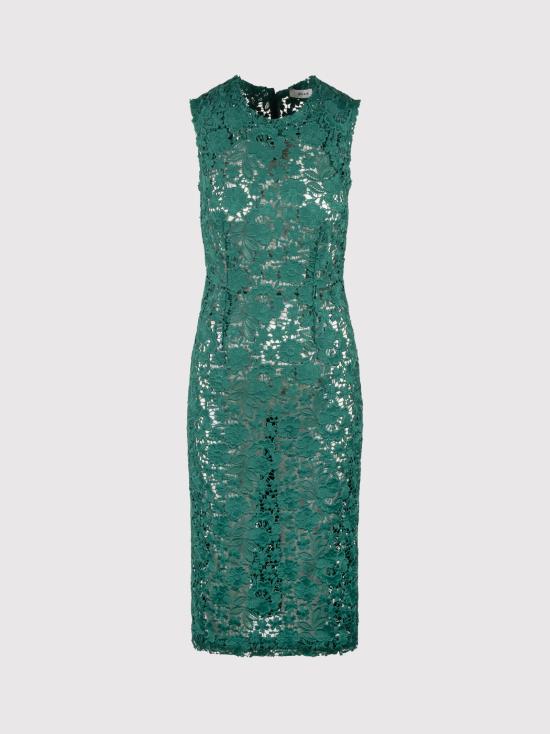 25SS 파로쉬 미디 원피스 D726018 PEONIA 068 VERDE SMERALDO