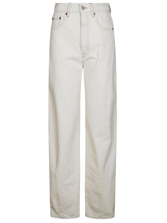 25SS MM6 메종마르지엘라 스트레이트 팬츠 S62LB0184 M30018 963 Bianco