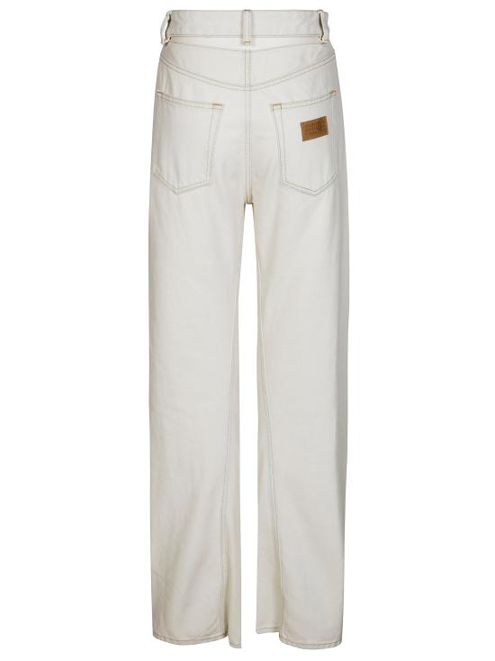 25SS MM6 메종마르지엘라 스트레이트 팬츠 S62LB0184 M30018 963 Bianco - MM6 MAISON MARGIELA