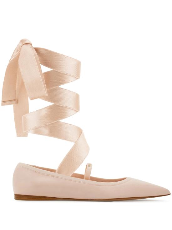 25SS 살바토레 페라가모 앵클 리본 발레 플랫 슈즈 01K219 7826751C