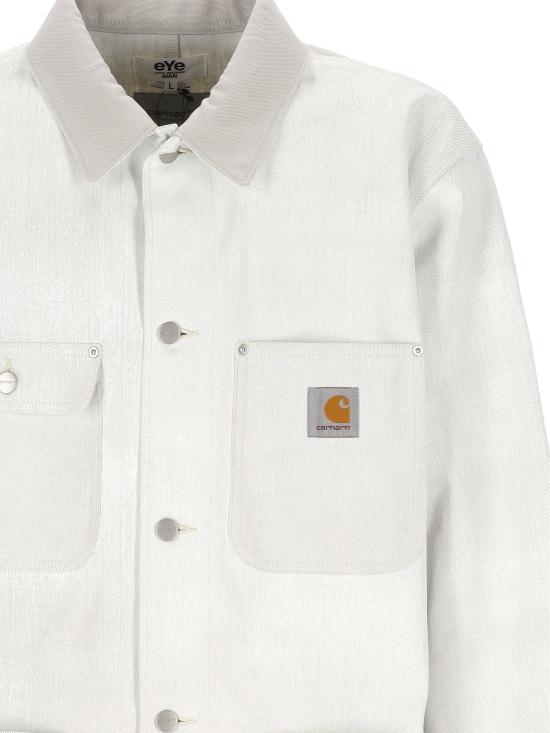 25SS 와타나베 준야 수트 자켓 WOJ917 OFF WHITE X GR - JUNYA WATANABE