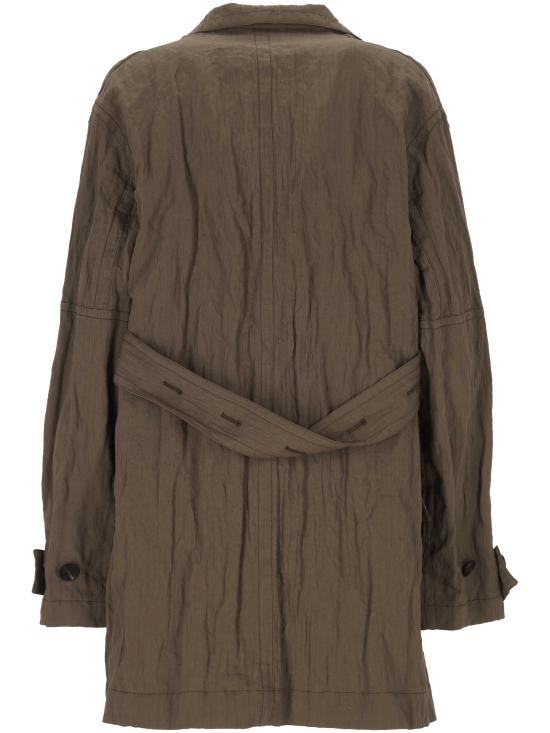 25SS 살바토레 페라가모 미디 스커트 13G998 782567 CONCRETE - SALVATORE FERRAGAMO