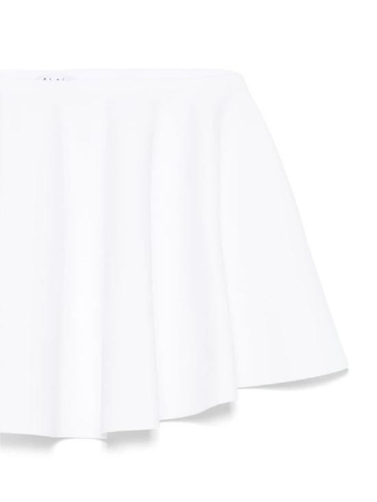 25SS 알라이아 숏 스커트 AA9J2298K034A 000 White - ALAIA