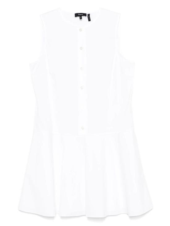 25SS 띠어리 미디 원피스 P0304607 100 White