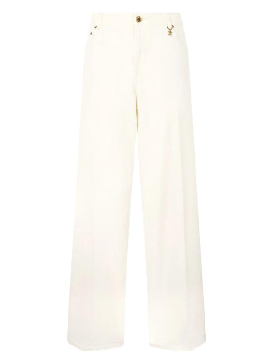 25SS 로베르토 카발리 스트레이트 팬츠 UKJ207KGN53 09088 White