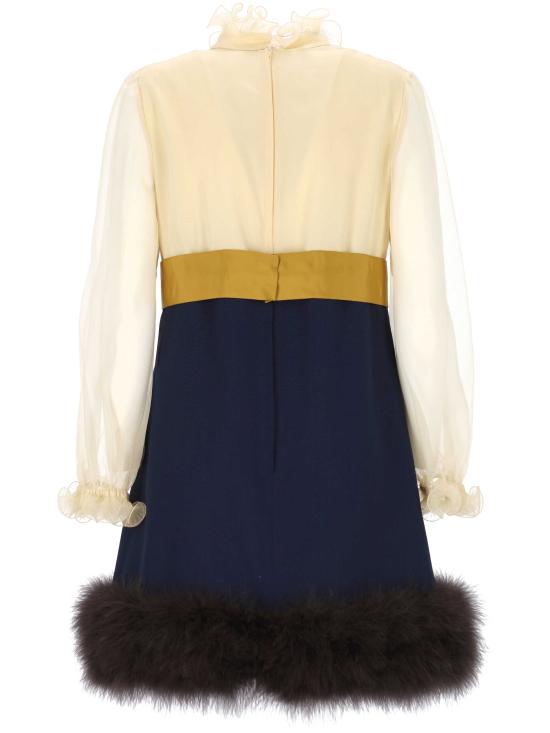 25SS 발렌티노 PAP 미디 원피스 6B0VADJ5 98TDSV PROVENCE BLUE BETULLA - VALENTINO PAP