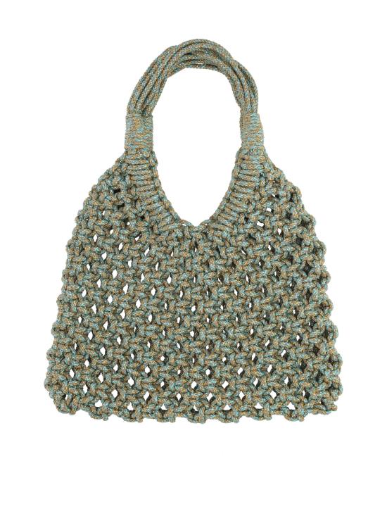 25SS 히보우라마 숄더백 PE25HIB MAXI LUREXMULTICOLOR SILVER - HIBOURAMA