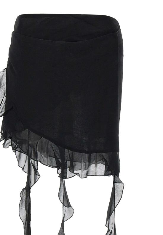 25SS MIRAE 미디 스커트 F267J03699 Black - OTHER BRANDS