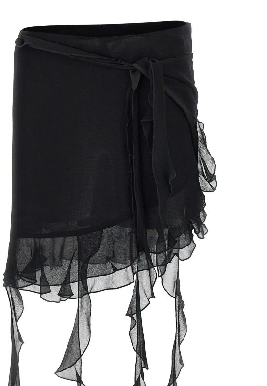 25SS MIRAE 미디 스커트 F267J03699 Black - OTHER BRANDS