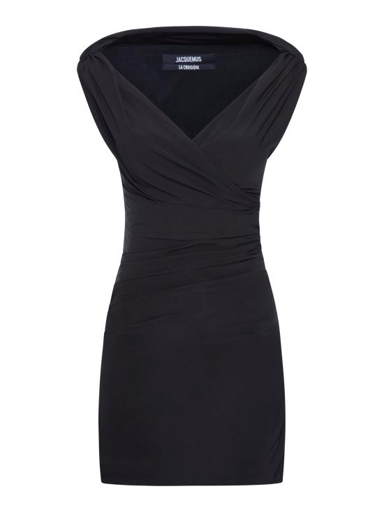 25SS 자크뮈스 숏 원피스 251DR2261767990 BLACK Black