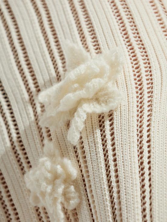 25SS 카사블랑카 미디 스커트 WS25KW95601 WHITE - CASABLANCA