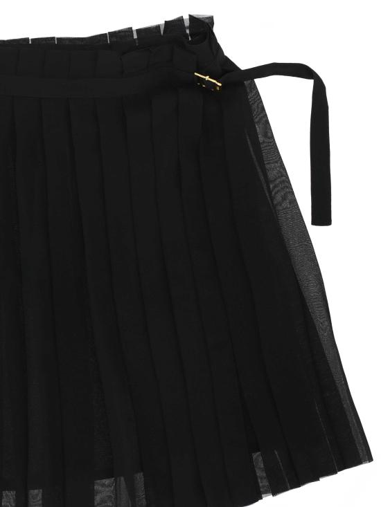 25SS 아미 숏 스커트 FSK153 PL0027 001 Black - AMI