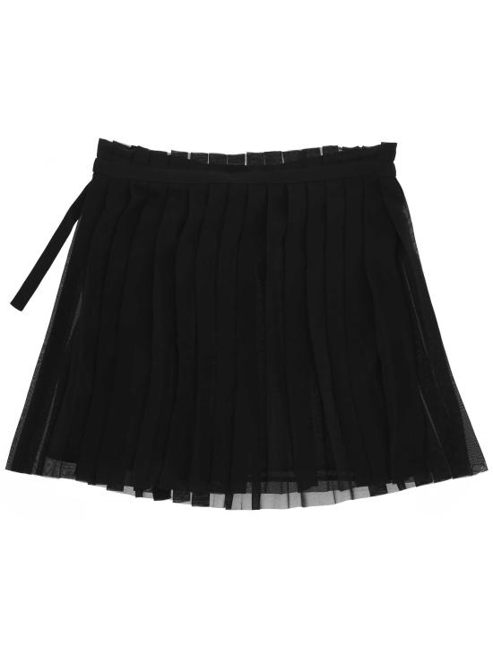 25SS 아미 숏 스커트 FSK153 PL0027 001 Black - AMI