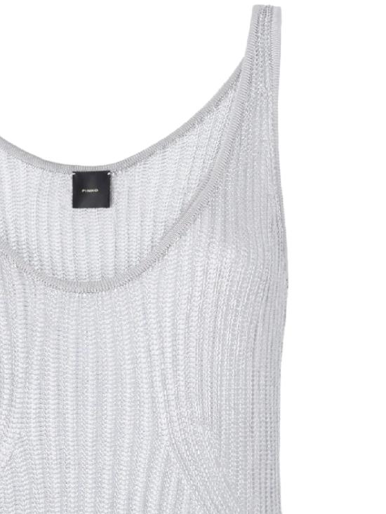 25SS 핑코 민소매 티셔츠 105148 A2LOI12 Grey - PINKO