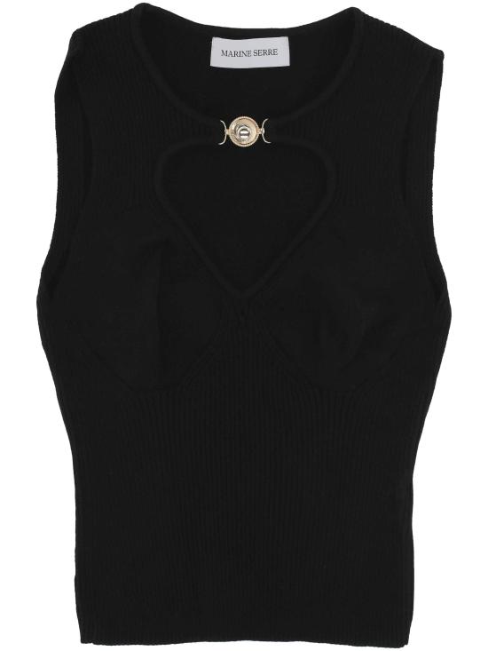 25SS 마린세르 민소매 티셔츠 WTK058A CKNI0514BK99 Black