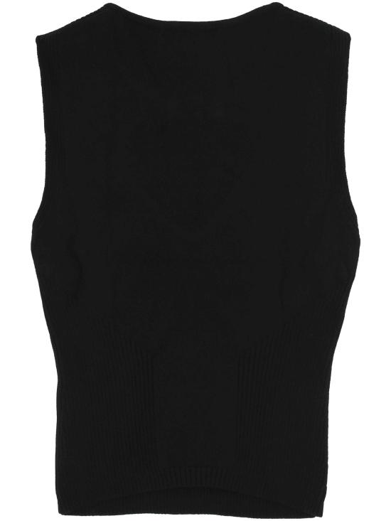 25SS 마린세르 민소매 티셔츠 WTK058A CKNI0514BK99 Black - MARINE SERRE