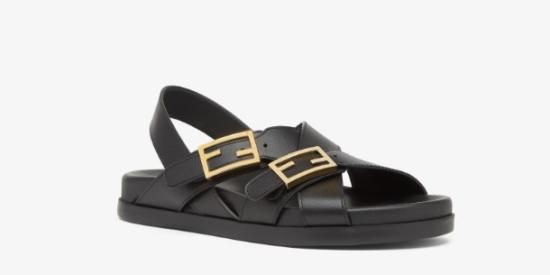 25SS 펜디 샌들 8X8647 NA7F0QA1 Black - FENDI