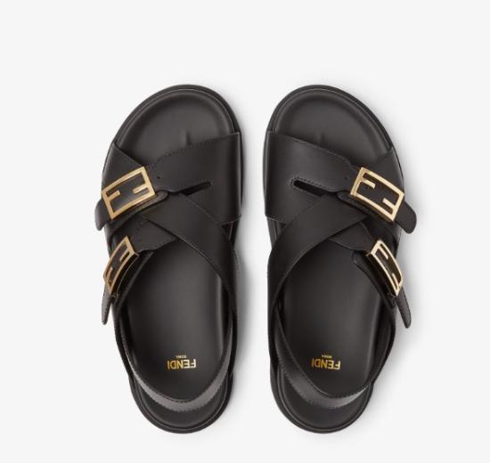 25SS 펜디 샌들 8X8647 NA7F0QA1 Black - FENDI