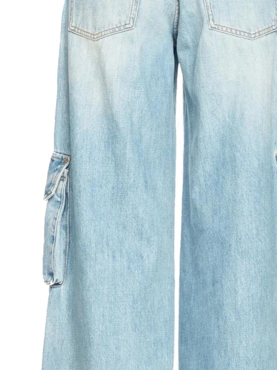 25SS 오프화이트 데님 팬츠 OWYB019S25DEN002 4000 BLEACH NO - OFF WHITE