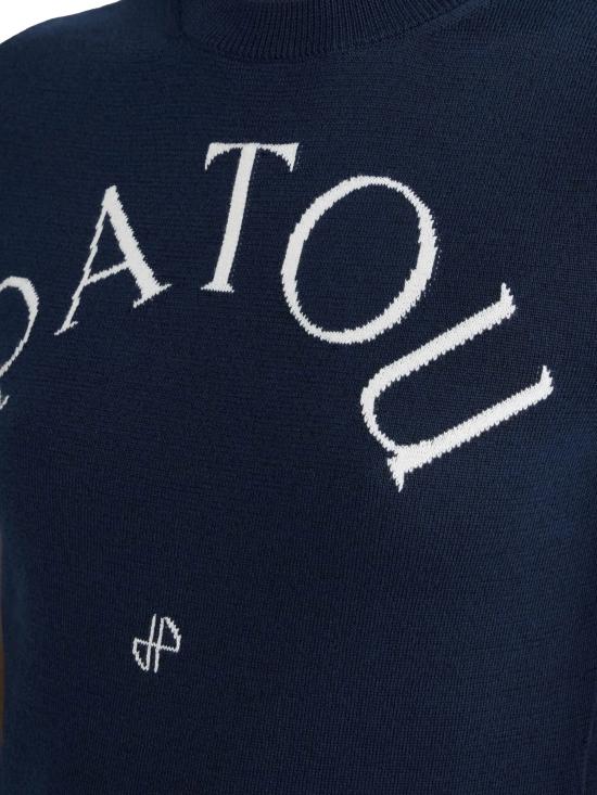 25SS 파투 반팔 티셔츠 KN068 8045699N Blue - PATOU