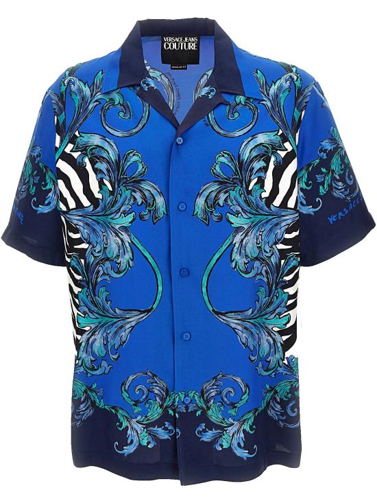 25SS 베르사체 반팔 셔츠 78GAL2BA NS620288 Red