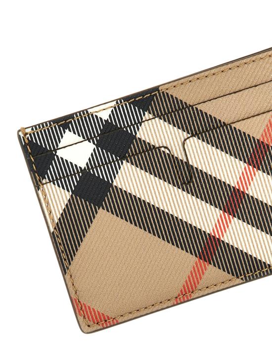 26FW 버버리 체크 카드 케이스 8091914SAND Beige - BURBERRY