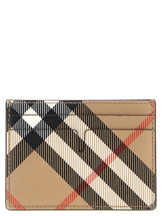 26FW 버버리 체크 카드 케이스 8091914SAND Beige