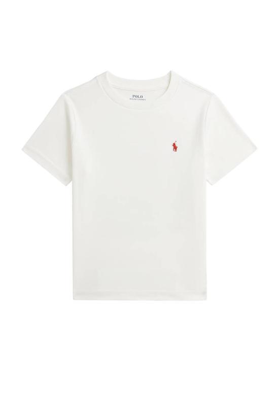 25SS [키즈] 폴로 랄프로렌 티셔츠 322965839 001PAPER WHITE Paper white