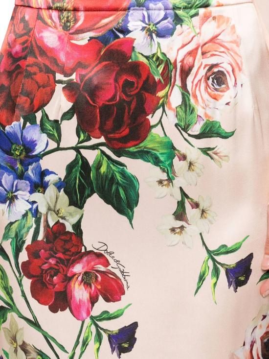 25SS 돌체앤가바나 미디 스커트 F4BCAT FSIB5H25PR FIORI ANTICHI FNUD - DOLCE & GABBANA