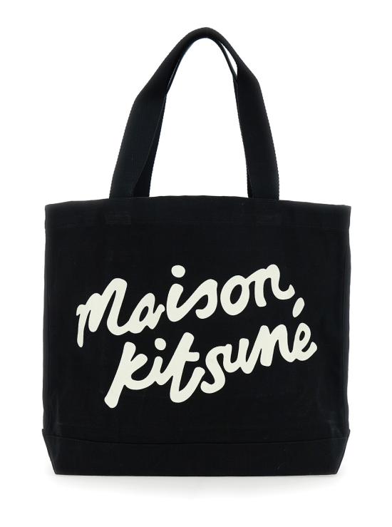 메종키츠네 핸드라이팅 토트백  OW05124WW9042P199 BLACK DOM