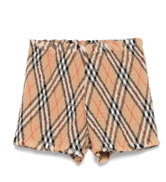 25SS [주니어] 버버리 쇼츠/버뮤다 8100074 X SAND IP CHECK