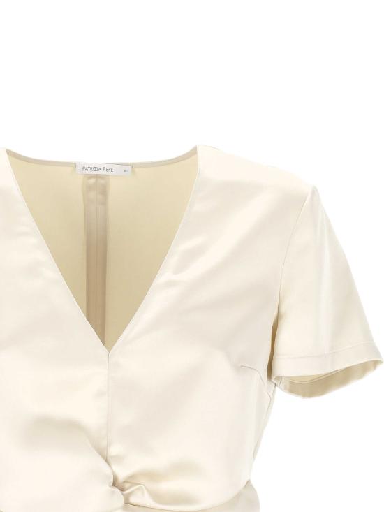 25SS 파트리지아페페 블라우스 2C1591 A563B823 CERAMIC IVORY - PATRIZIA PEPE