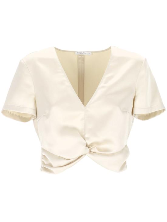 25SS 파트리지아페페 블라우스 2C1591 A563B823 CERAMIC IVORY