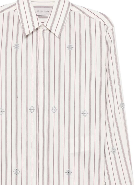 25SS 골든구스 셔츠 GWP02034 P00191412107 PAPYRUS WINDSORWINE - GOLDEN GOOSE