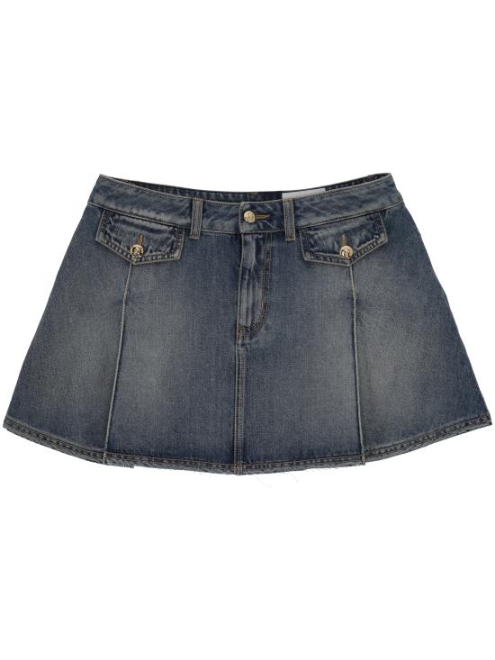 25SS 알렉산더 맥퀸 숏 스커트 817595 QMACV4315 Blue