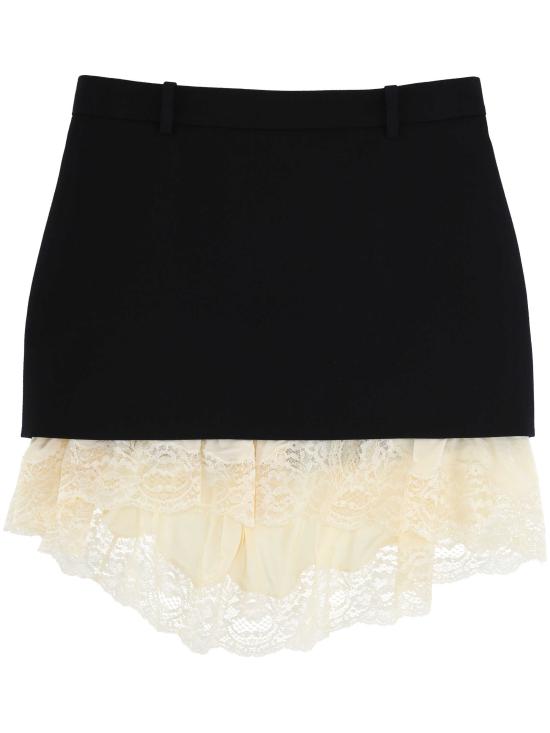 25SS 발렌시아가 숏 스커트 831246 TMT321000 Black