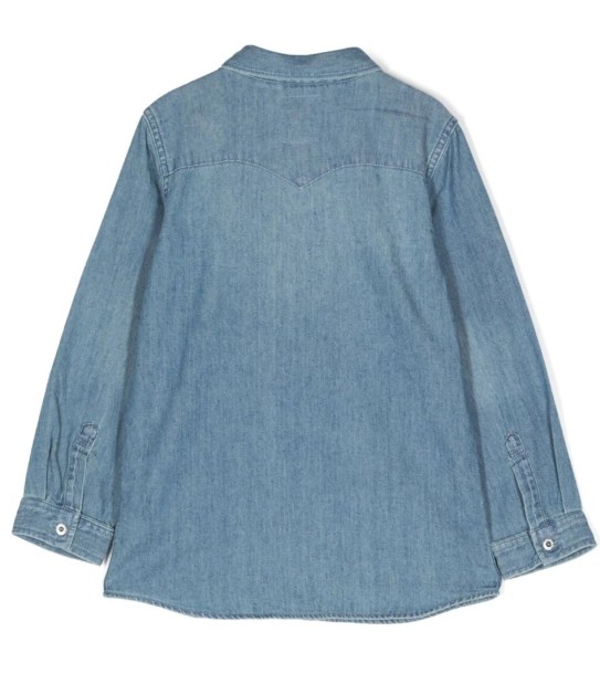 25SS [키즈] 리바이스 셔츠 NOSMLK8E6866 M28 Vintage stone - LEVI'S