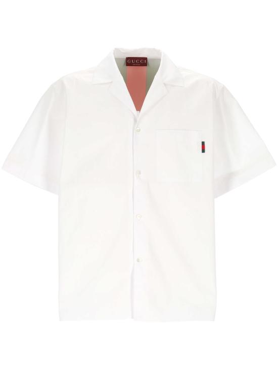 25SS 구찌 반팔 셔츠 794907 Z7AHA9000 White