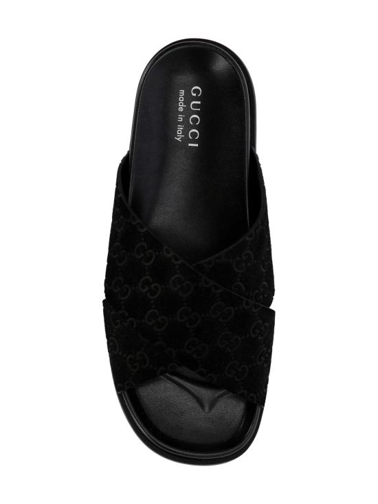 25SS 구찌 뮬/슬리퍼 834940 AADUO1000 Black - GUCCI