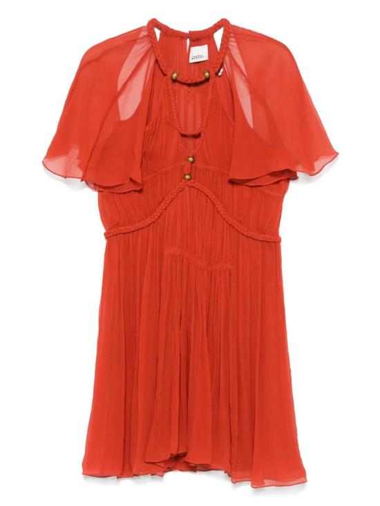 25SS 이자벨마랑 숏 원피스 RO0780FAC2J04I 11BO BURNT ORANGE