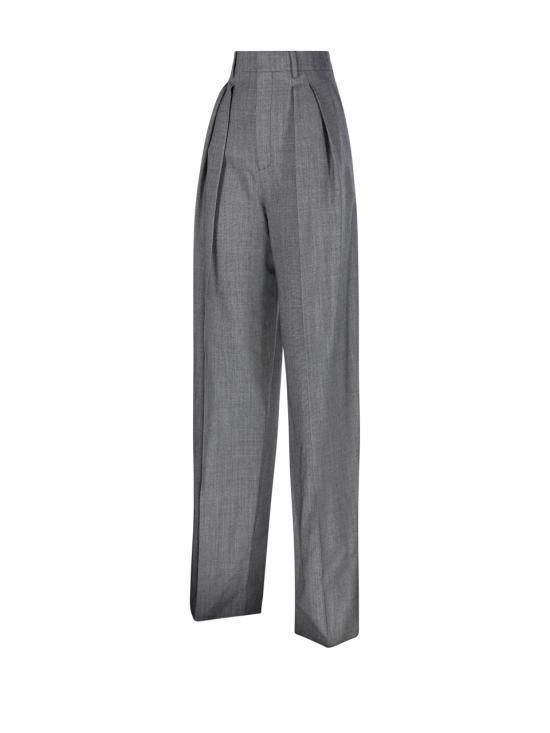 25SS 생로랑 스트레이트 팬츠 824389 Y7K17 9787 NATUREL NOIR - SAINT LAURENT