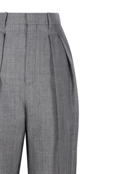 25SS 생로랑 스트레이트 팬츠 824389 Y7K17 9787 NATUREL NOIR - SAINT LAURENT