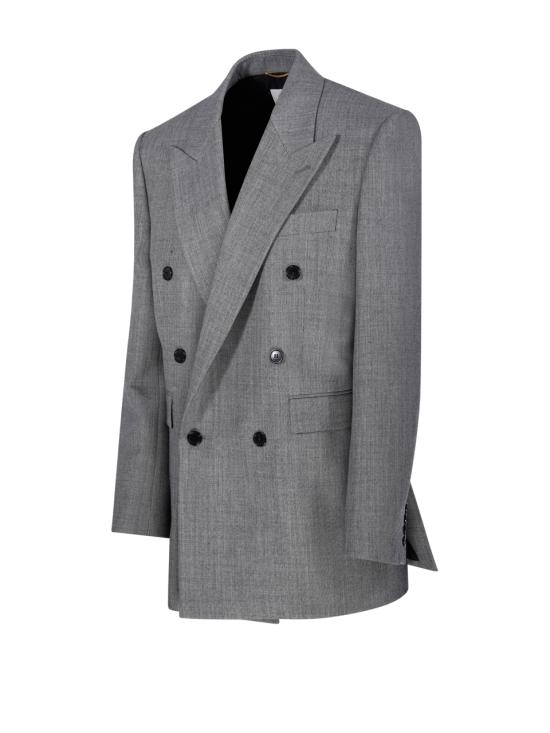 25SS 생로랑 수트 자켓 823616 Y7K17 9787 NATUREL NOIR - SAINT LAURENT