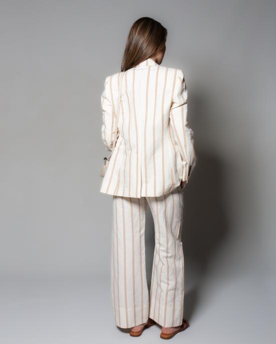 25SS 브루넬로 쿠치넬리 수트 자켓 MH5517087 C001 BIANCO MARRONE - BRUNELLO CUCINELLI