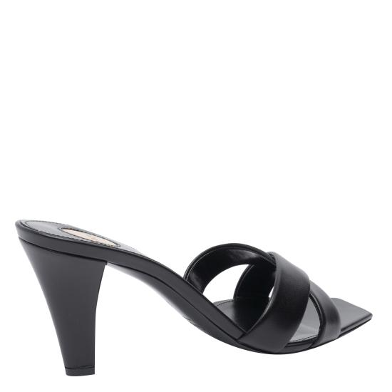 25SS 생로랑 뮬/슬리퍼 825257 AACSY1000 Black - SAINT LAURENT