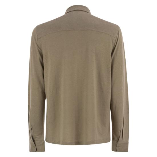 25SS 마제스틱필라쳐 폴로 티셔츠 S25M011 SAND - MAJESTIC FILATURES