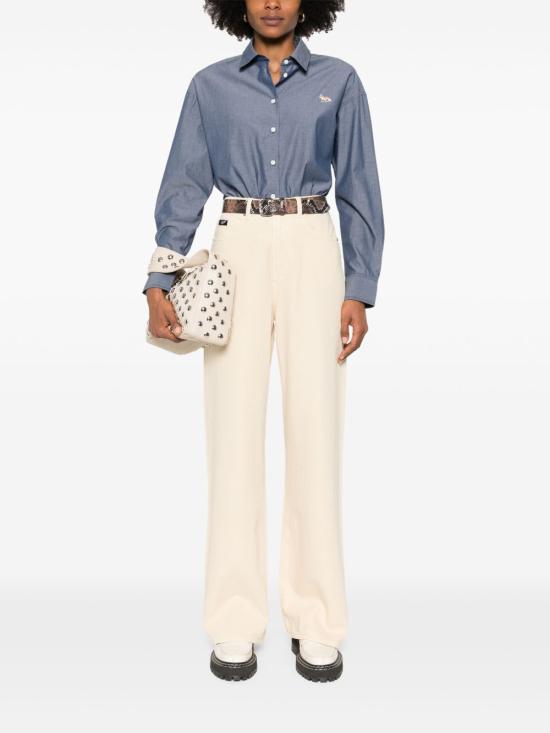 25SS 메종키츠네 셔츠 OW00401 WC5043P470 Blue - MAISON KITSUNE